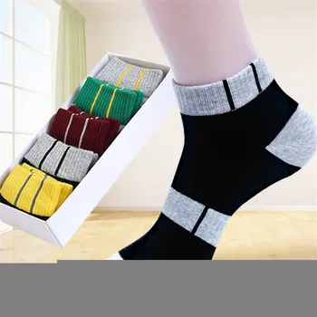

Socks Men Harajuku High Quality Casual Men's Business Sock Cotton Brand Crew Orange Summer Breathable Socks Hiphop 5 Pairs