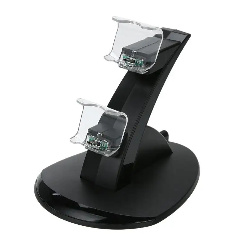 

Alloyseed 2 USB Handle Fast Charging Dock Station Stand Charger Input Output Voltage DC5V for PS4 Controller