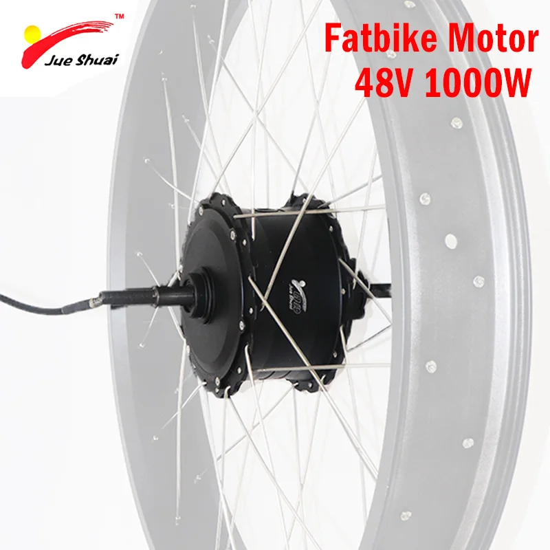 Excellent 48V 1000W Brushless Hub Motor for 4.0 Fatbike Electric Bike Motor Wheel  High Speed Rear Drive Ebike E-bike 48V 1000W Motor 0