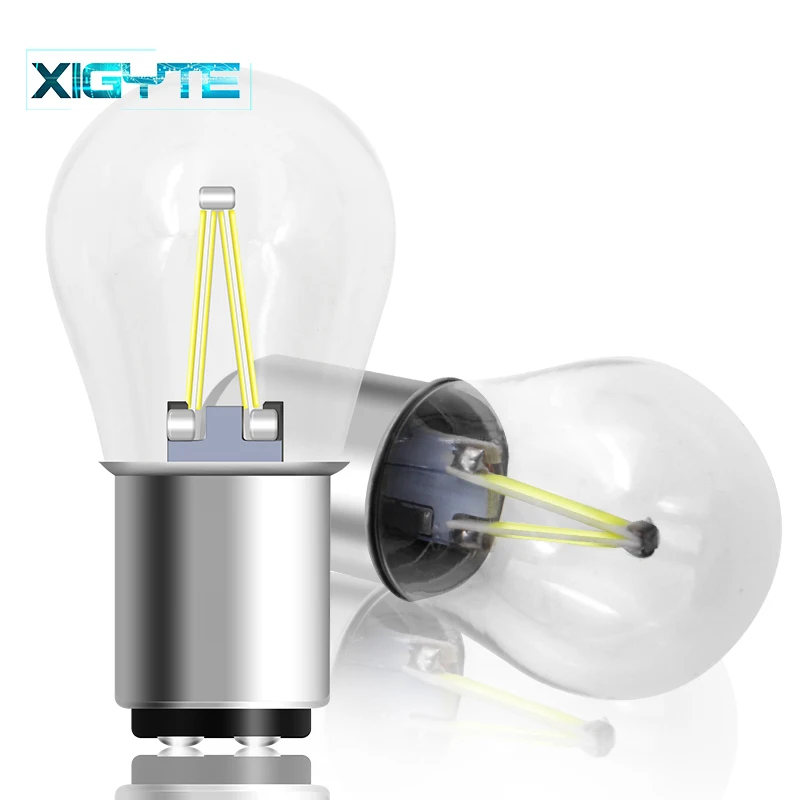 

1PC Car led 1157 BAY15D LED Car Brake Lights Reverse bulb P21/5W Bulbs Auto Light Source Red White Yellow 12v Lamp Car Styling