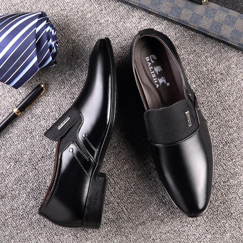 Merkmak/осенне-зимняя мужская официальная Свадебная обувь роскошная мужская одежда для бизнеса модельные туфли мужские лоферы с острым носком Большие размеры 38-44