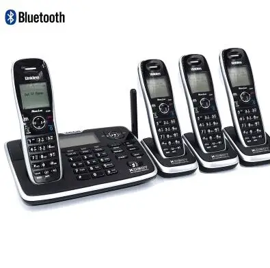 

DECT6.0 Bluethooth Cordless Phone With Answer System Reperter Mute Call ID Wireless Landline Telephone With One Two Handsets