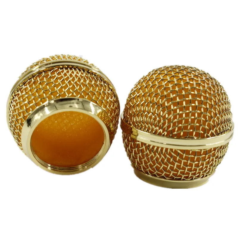 

New Replacement Gold Plated Mesh Ball Head Mesh Microphone Grille for SM58 BETA58