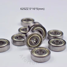 625ZZ bearing ABEC-5 bearings 10pcs metal Sealed Miniature Bearing 625 625Z 625ZZ 5*16*5mm chrome steel deep groove bearing