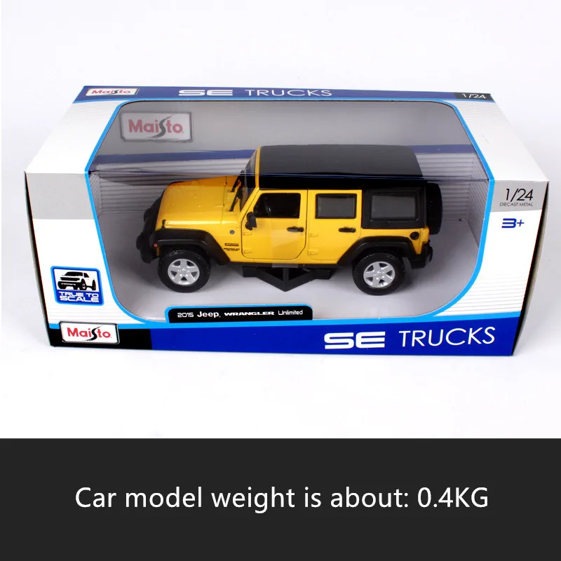 Maisto 1:24 Jeep-Wrangler модель автомобиля сплав модель автомобиля ремесла Коллекция игрушек инструменты подарок