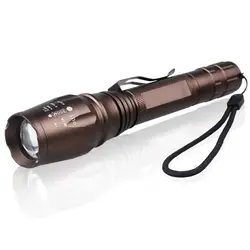MUQGEW тактический фонарь + 18650 Батарея + Зарядное устройство + Корпус 2017 новейший супер яркий ослепительный эффект Лидер продаж X800