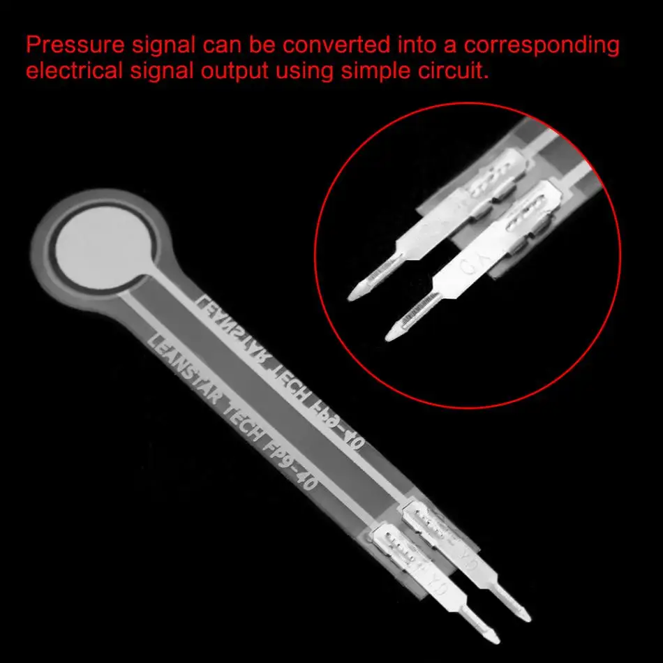 Высокая точность датчик давления DF9-40 тонкий пленочный резистор давления сопротивление-тип гибкий датчик силы электрический сигнал
