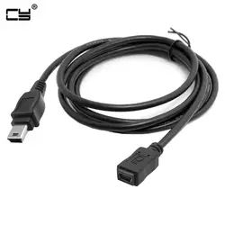 5ft 1,5 м Mini-USB B Тип 5pin мужчина к Mini USB женский M F USB2.0 удлинитель 50 см 150 см 5ft