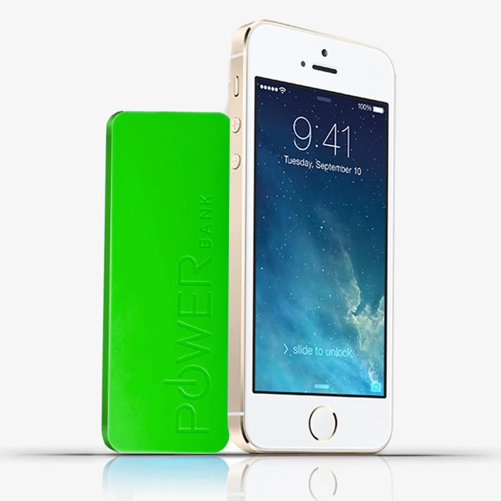 External Battery Pack Ultra thin Universal Mobile Power Bank Polymer Power Bank for iPhone 4/S 5/S/C 6/6S 7 and Others