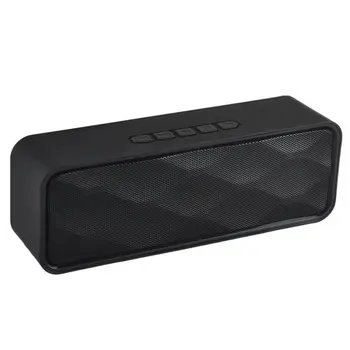 

Portable Wireless Speaker Bluetotoh V4.2 Dual 3Wx2 Loudspeakers Deep Base Subwoofer Bulid-in Microphone Support TF/FM Radio