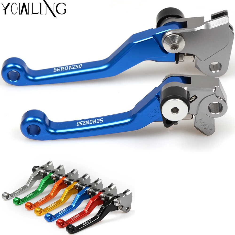 

For YAMAHA SEROW225 SEROW 225 1999 2000 2001 2002 2003 2004 Motocross dirt bike CNC Pivot Brake Clutch Levers