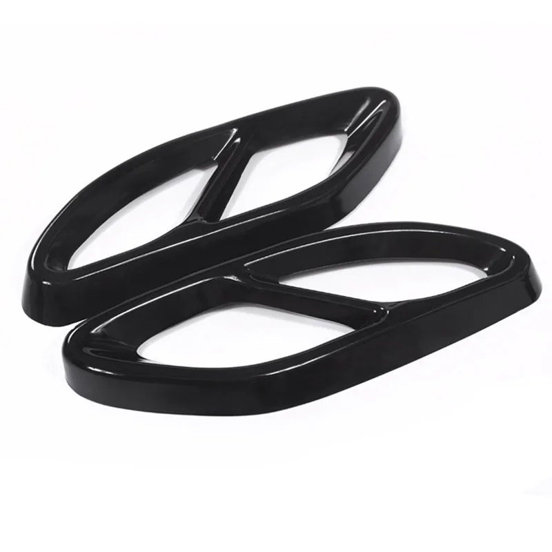 

Top Quality For Mercedes Benz GLC A B C EClass W205 Coupe W213 W176 W246 2016-17 Car Accessory AMG Exhaust Cover Trim 304 Stee