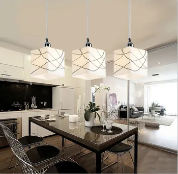 

ZYY Modern Simple Pendant Light With LED Bulbs E27 9W For Restaurant Creative Porch Light Comfortable 3 heads Best Price