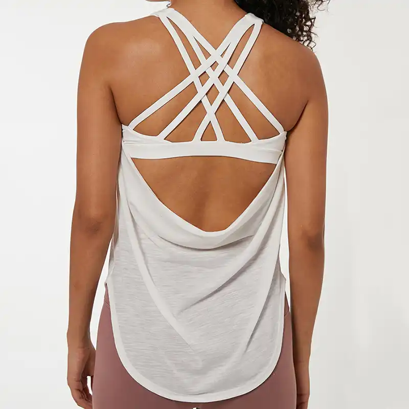 built in sports bra tank tops