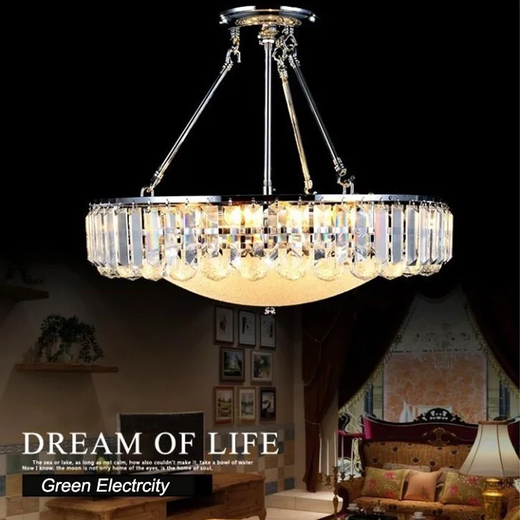 Modern 40w Led Crystal Chandelier Ceiling Fixture Semiflush Mount Modern 40w Led Crystal Chandelier Ceiling Fixture Semiflush Mount E14 Bulbs Chandeliers Ac220v For Living Room Home Lamp
