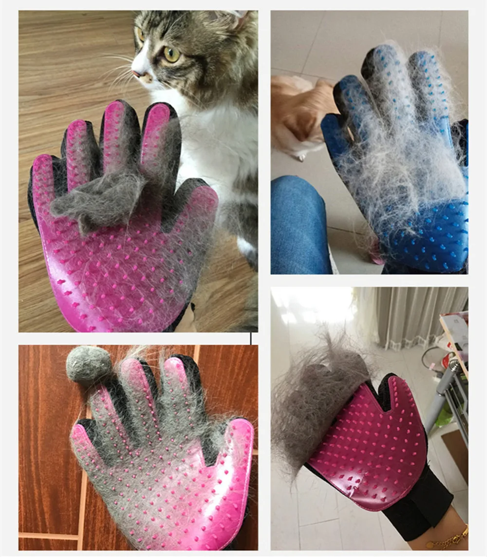 Title 7, ULTRASOUND PET Dog Hair Brush Glove For Pet Cle...