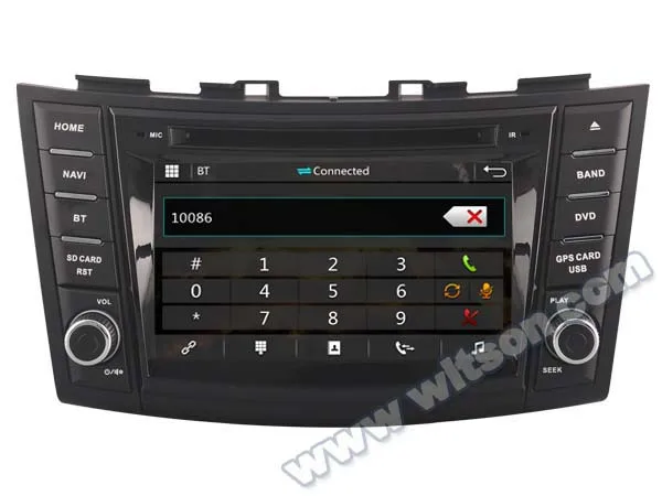 Excellent WITSON CAR DVD GPS For SUZUKI SWIFT 2011-2012 with Capctive Screen 1080P DSP WiFi/3G/DVR(optional) Good Price 4