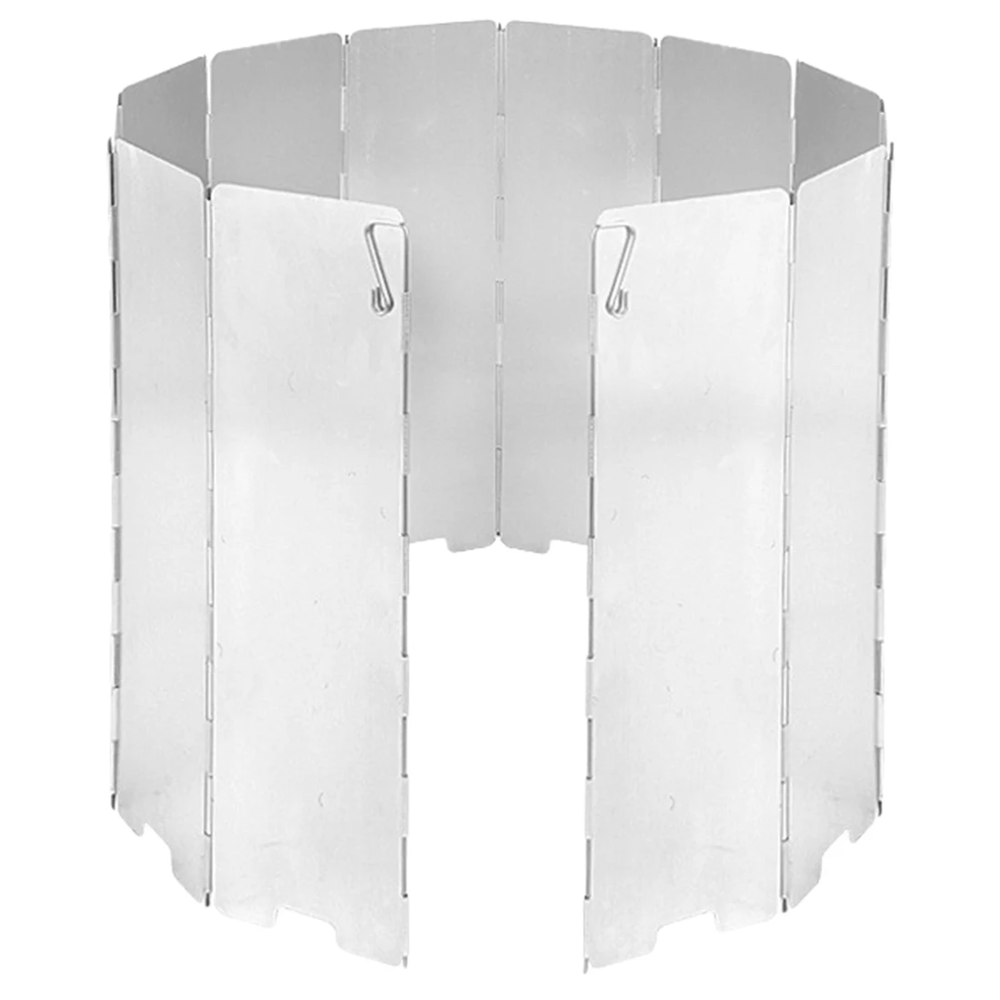 10 plates Aluminum Fold Camping Cooker Gas Stove Wind Shield Screen
