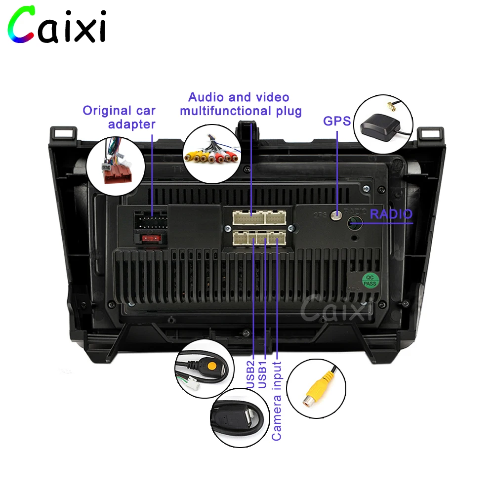 CaiXi " android 8,1 Автомобильный мультимедийный dvd-плеер для Mazda 3 2004-2013 2 din автомобильный dvd gps навигатор Авто Радио стерео плеер