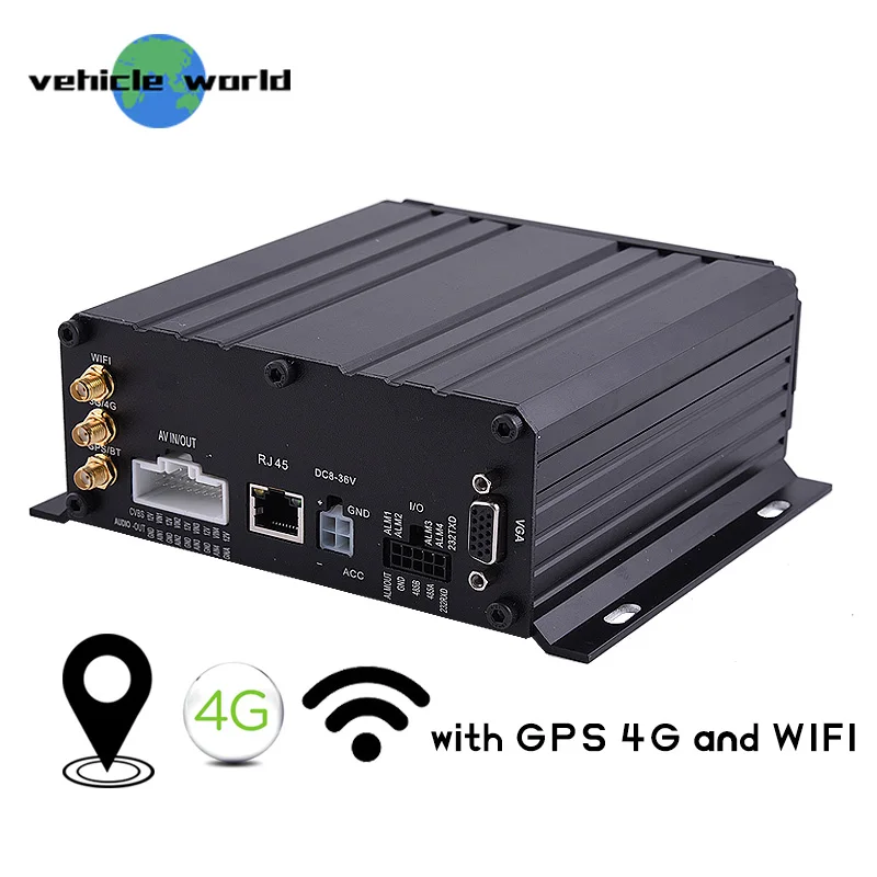 4 канала 720P AHD gps 3g 4G wifi Автобус Грузовик MDVR HDD Мобильный DVR