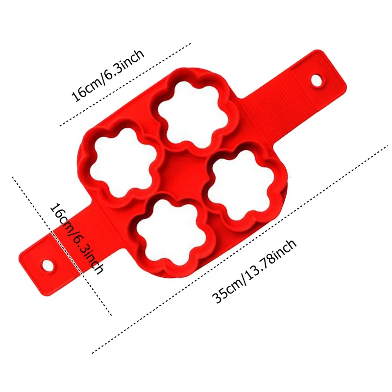 XEJONR силиконовая форма для выпечки Форма для омлета кольцо для яиц форма филлипин Фантастическая блинница антипригарная форма цветка силиконовая экологичная