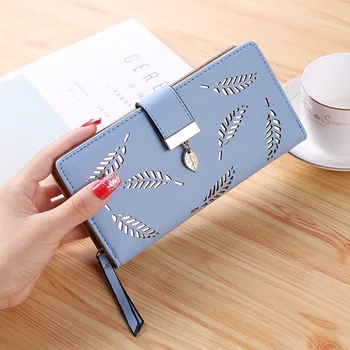 

Fashion Women Bifold Wallet Leather Clutch Card Holder Purse Lady Long Handbag Women Business Card Holder Coin Purses Clutch