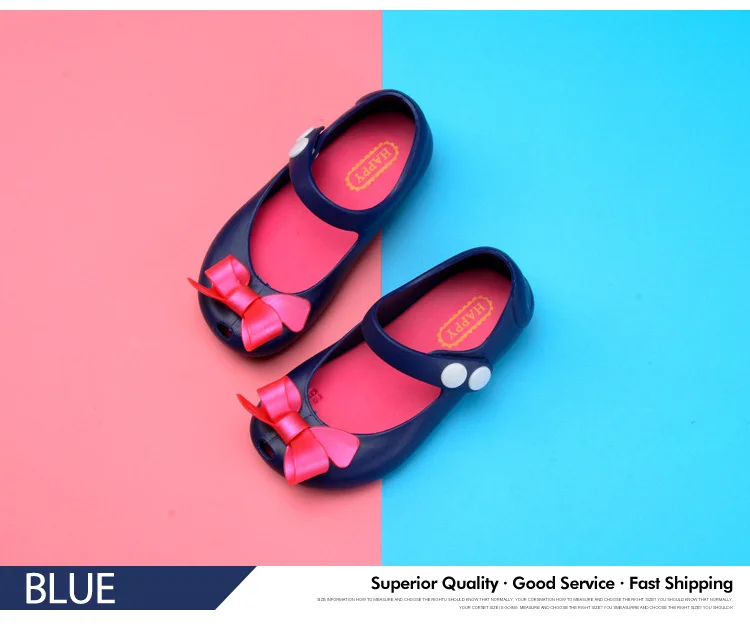 Kids Garden Shoes 2018 New Girls Sandals Jelly Crystal Waterproof Children Shoes Girl Slippers Summer Bowknot Princess Shoes 578 578 (5)