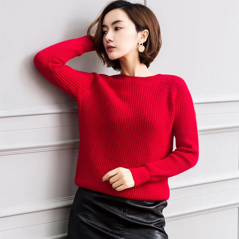 HZYRMY Autumn Winter New Women' Cashmere Sweater Fashion O-Neck Loose High-quality Solid Color Wool Pullover Short Soft Sweaters HZYRMY Autumn Winter New Women' Cashmere Sweater Fashion O-Neck Loose High-quality Solid Color Wool Pullover Short Soft Sweaters
