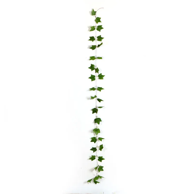 1pc Long Artificial Fake Hanging Vine Plant Leaves Garland Home Garden Wall Decoration Wedding Decor Party Supplies