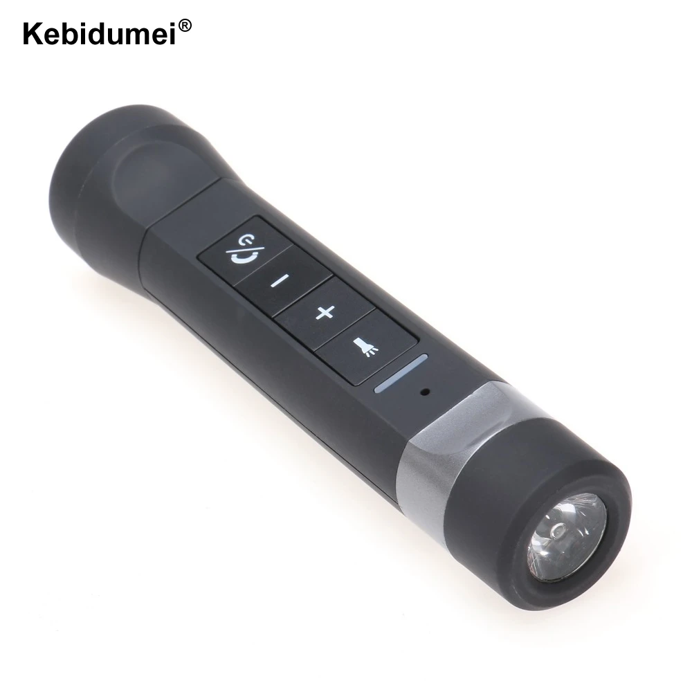 4 в 1 Наружный Bluetooth динамик фонарик портативный для езды на велосипеде музыкальный плеер фонарь MP3+ фонарик+ fm-радио+ внешний аккумулятор