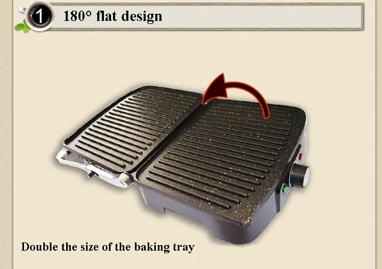 Барбекю колбасная машина бездымный антипригарный гриль сэндвич-машина для выпечки завтрака бургер поджаренный гриль для хлеба машина WD-385