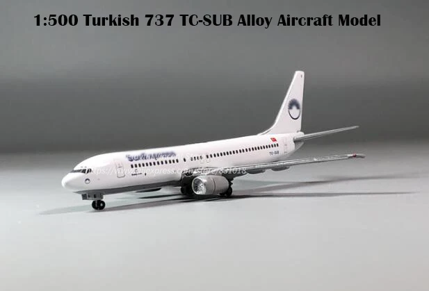 

Boutique rare 1:500 Turkish 737 TC-SUB Alloy Aircraft Model Collection model