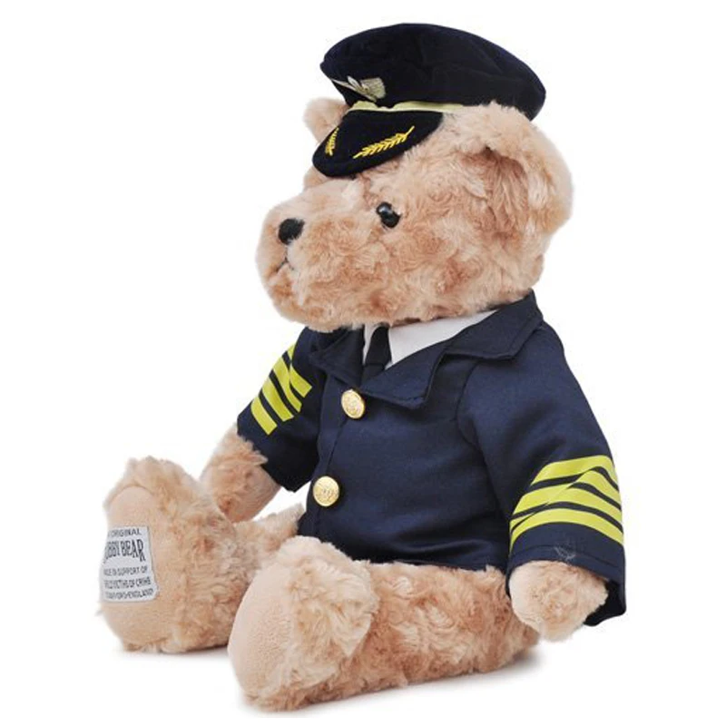 teddy bear pilot outfit