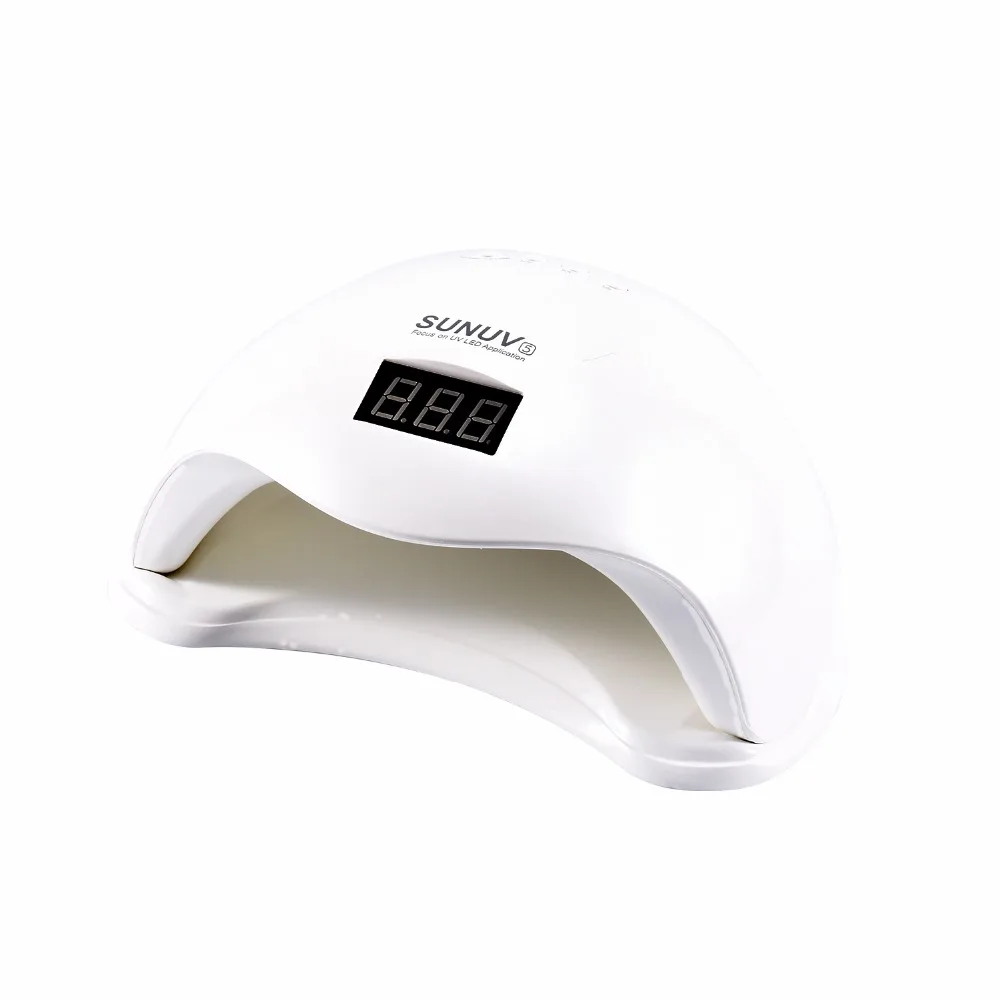 

NAILWIND SUN5 48W Dual UV LED Nail Lamp Nail Dryer Gel Polish Curing Light with Bottom 30s/60s Timer LCD display