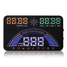 Vancago 5.8 Polegada S7 CAR HUD Head Up Display GPS + OBDII Interface de Alarme de Falha Do Motor Dinâmico Sistema de Alerta de Excesso de Velocidade