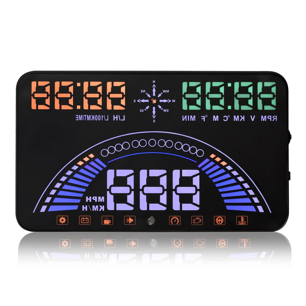 Vancago 5 8 Inch S7 font b CAR b font HUD Head Up Display font b