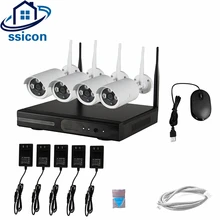 SSICON Plug And Play 4CH 1080P HD Беспроводной NVR комплект 2 МП пуля 4 канала безопасности ip-камера wifi CCTV система домашней безопасности комплект