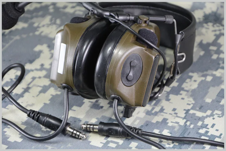 

TCA COMTAC III Dual Com Noise Reduction Headset For TCA TRI HARRIS PRC-152 PRC-148 Walkie Talkie PRC152 AN/PRC-152A(UV) Radio