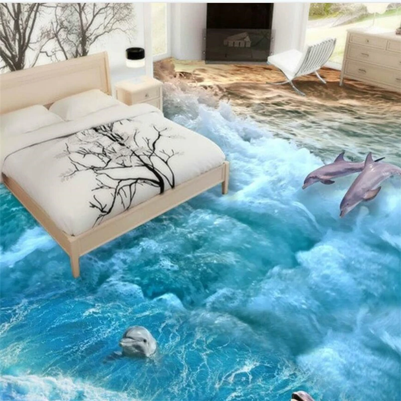 beibehang Custom 3D flooring stickers Ocean World Flooring Room living room bedroom flooring pictures papel de parede 3d mural beibehang Custom 3D flooring stickers Ocean World Flooring Room living room bedroom flooring pictures papel de parede 3d mural
