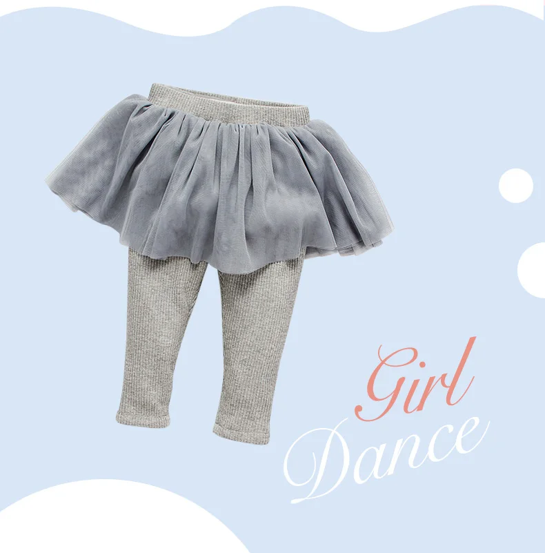 Dinstry/верхняя одежда; сезон весна-осень; комплект из двух предметов для малышей; брюки+ юбка; Милые штаны для девочек
