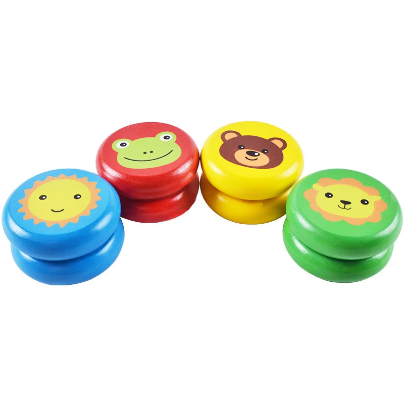 1Pc Wooden Classic Yoyo Toys Hand-Eye Coordination Toy For Children Kid Gift