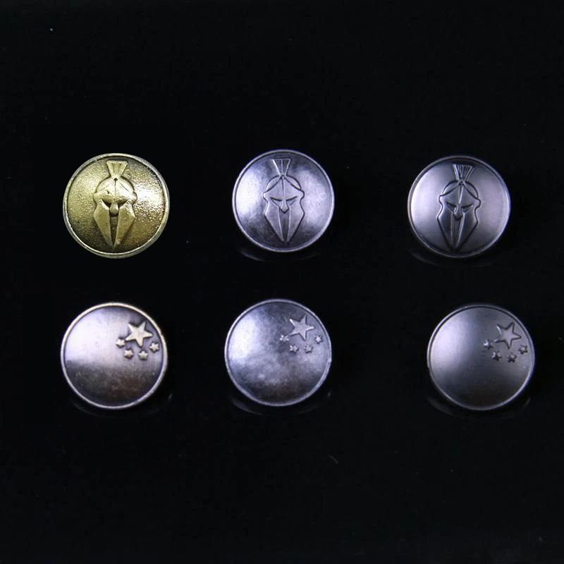 

h555 Sparta button metal buttons bracelet zinc alloy EDC Outdoor Outdoor Accessories Fitting 3 Pieces / package