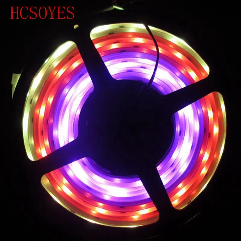 DC12V 5m 6803 IC controller SMD 5050 RGB dream magic color LED Strip +133 Program RF controller+12v 5A power supply | Освещение