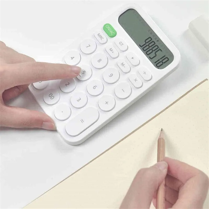 Xiaomi MIIIW Desktop Calculator Xiaomi MIIIW 12 Digit Electronic Calculator Simple design LED Display calculation tool For Office Working Student Stationery (36)