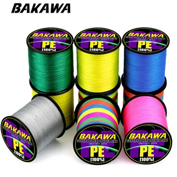 BEST OFFER ❤️ BAKAWA Braided Fishing Line 300M 4 Strands 10-120LB PE Multifilament Fishing Line Smooth For Carp Fishing - discount item 38% OFF Sports & Entertainment