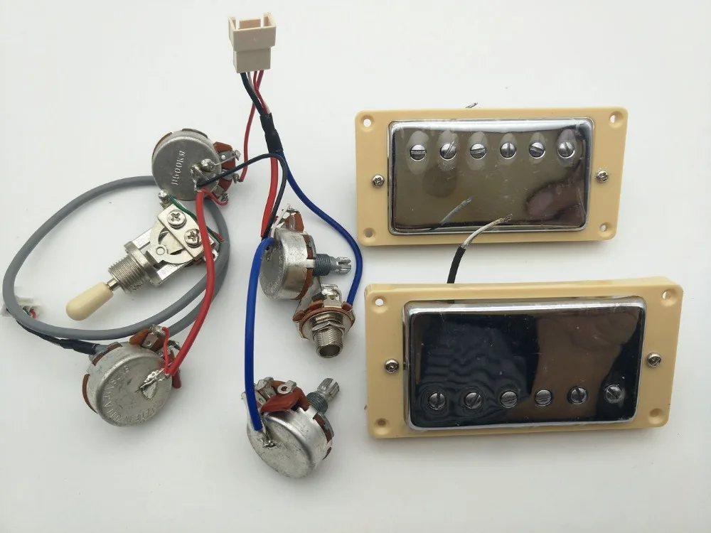 Гитарные пикапы Alnico5 LP 59 электрогитара Humbucker с жгутом проводов гитарные