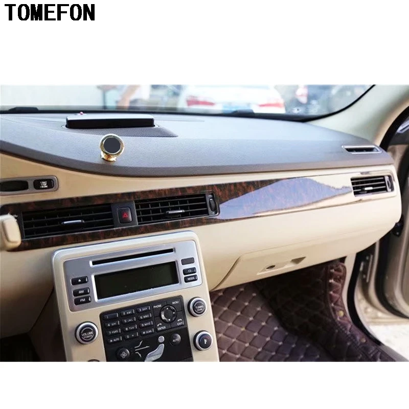 TOMEFON для Volvo S80 2009 до 2011 ABS специальная краска для интерьера спереди вентиляционное отверстие переключения передач переключатель окна панель Стайлинг отделка