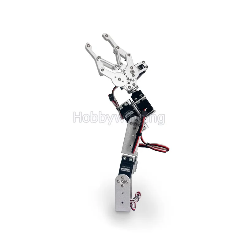 

4DOF Car Mechanical Arm Manipulator Robot Claw Metal Structure Holder bracket Kits with Metal Servo Horn Arduino LD-1501MG Servo