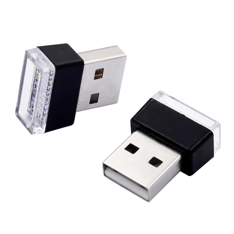 1 шт. автомобильная USB атмосферная Светодиодная лампа для Skoda Octavia A5 A7 2 Mini Cooper F60 Opel