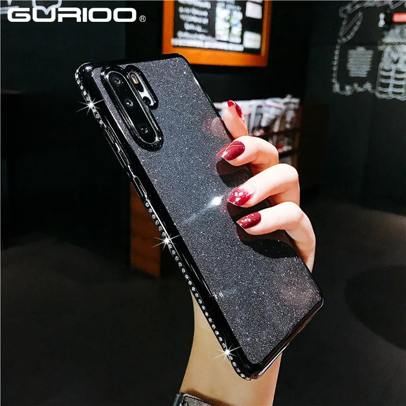 Алмазный Блестящий силиконовый чехол для huawei mate 8 9 10 20 P10 P20 P30 Pro Lite Plus Nova 3 3E 3i V20